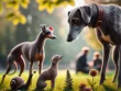 socializar a un galgo italiano