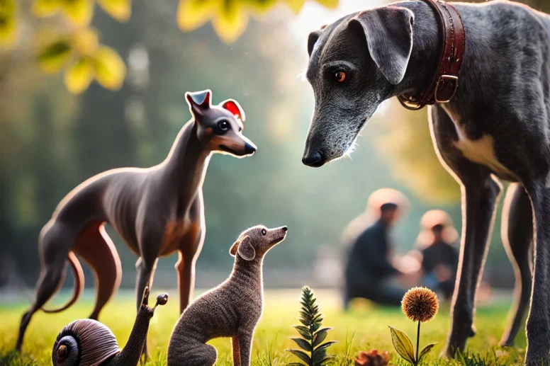 socializar a un galgo italiano