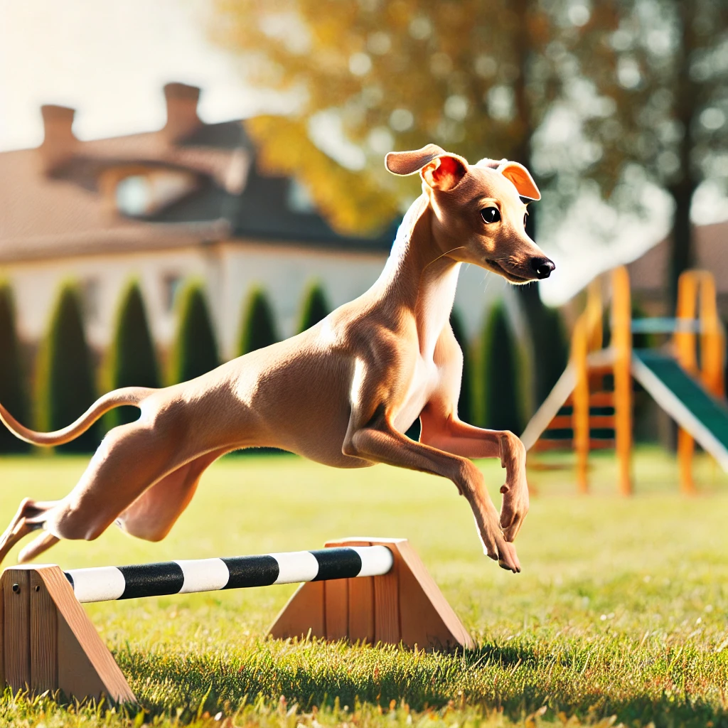 Entrenamiento galgo italiano