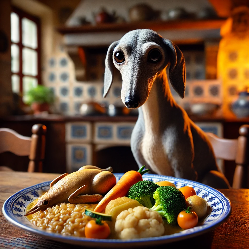 comida casera para galgos italianos