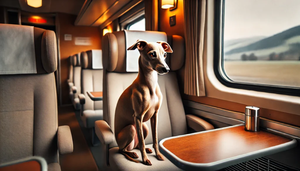 viajar con un galgo italiano